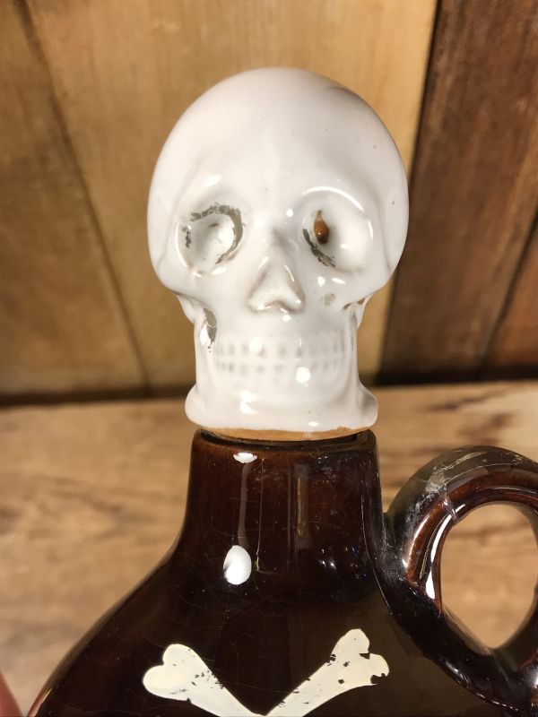 Wildcat Juice “Age Din The Woods” Skull Decanter スカル ビンテージ
