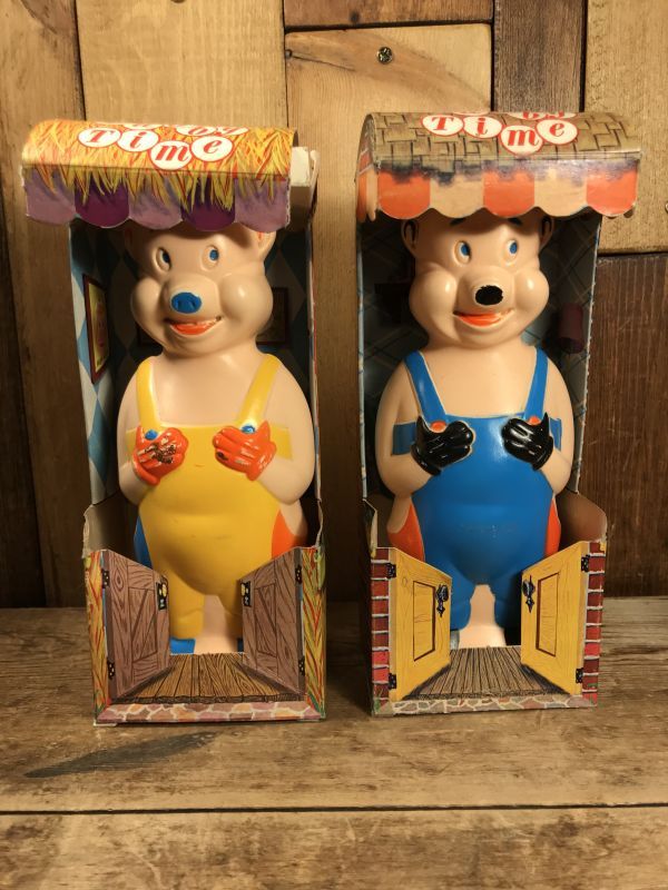 【在庫処分】 Pigs Little Three Tubby 3匹の Set Bubbles In Bathe Time その他