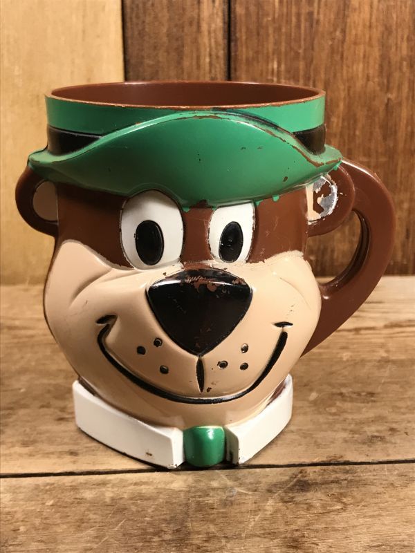 Hanna Barbera Yogi Bear Plastic Mug ヨギベア ビンテージ マグカップ 
