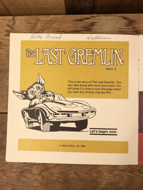 Gremlin Picture Book with Record “Story 5” グレムリン ビンテージ