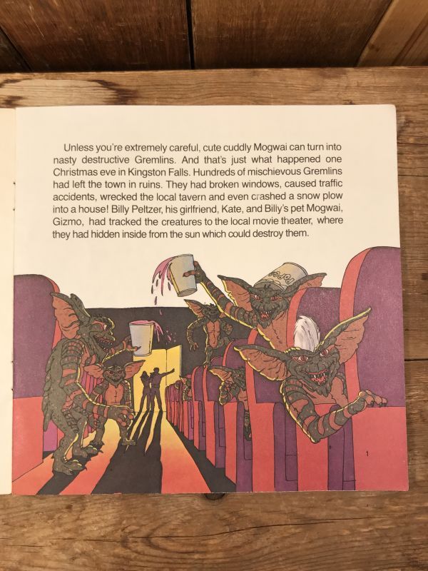 Gremlin Picture Book with Record “Story 5” グレムリン ビンテージ