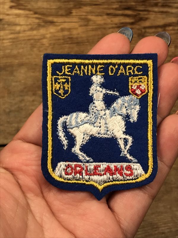 Jeanne D'arc Orleans Patch フランス ビンテージ ワッペン パッチ
