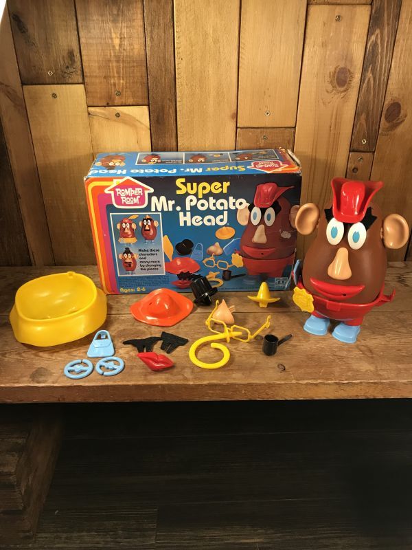 Hasbro Super Mr Potato Head Toy Box Set ミスターポテトヘッド ビンテージ トイ 箱入りセット 70年代 Stimpy Vintage Collectible Toys スティンピー ビンテージ コレクタブル トイズ