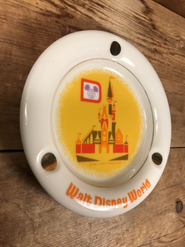 Walt Disney World Ceramic Ashtray ディズニーワールド ビンテージ アシュトレイ 灰皿 60 70年代 Stimpy Vintage Collectible Toys スティンピー ビンテージ コレクタブル トイズ