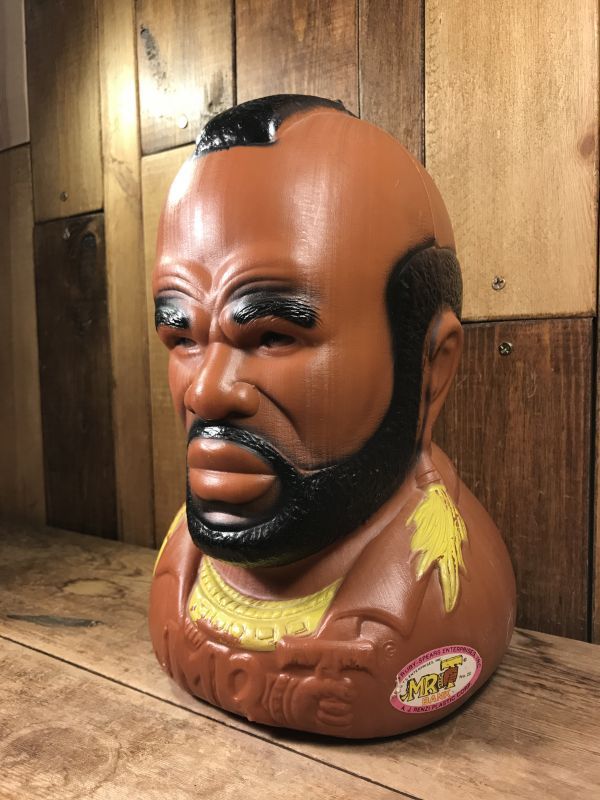 Mr T Plastic Coin Bank ミスターt ビンテージ コインバンク 特攻野郎aチーム 80年代 Stimpy Vintage Collectible Toys スティンピー ビンテージ コレクタブル トイズ