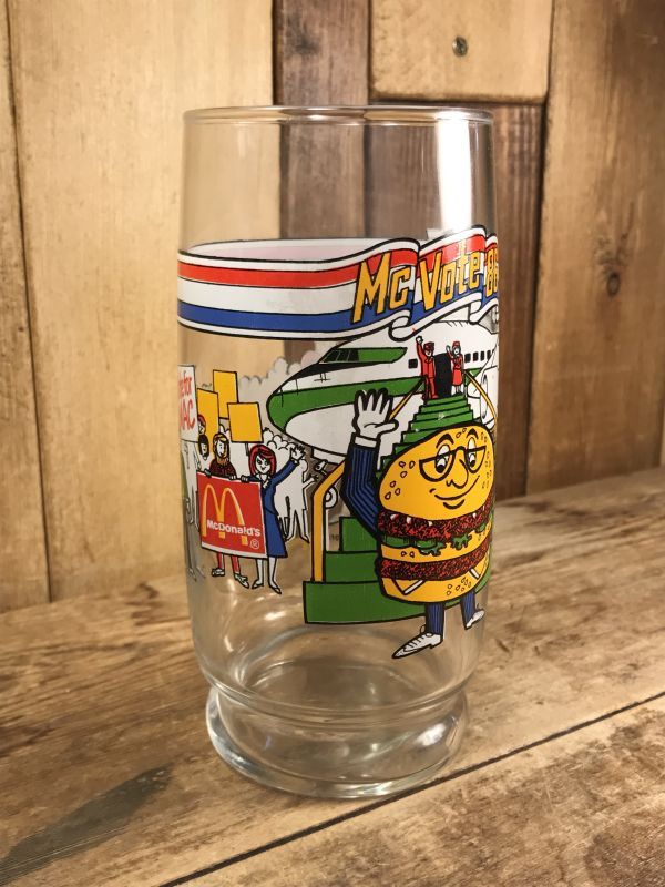 Mcdonald S Mc Vote 86 Big Mac Glass マクドナルド ビンテージ グラスタンブラー ビッグマック 80年代 Advertising Character 企業系キャラクター Mcdonald S マクドナルド 系 Stimpy Vintage Collectible Toys スティンピー ビンテージ コレクタブル トイズ