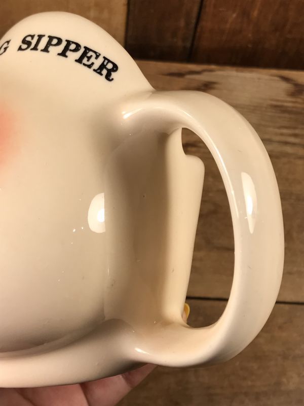 Big Sipper Boob Nipple Ceramic Coffee Mug おっぱい ビンテージ マグカップ ヌード ジョーク 70年代 Stimpy Vintage Collectible Toys スティンピー ビンテージ コレクタブル トイズ