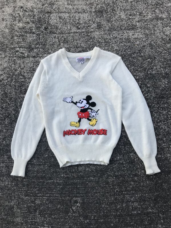 Disney Character Fashions Mickey Mouse Knit Sweater ミッキーマウス ...