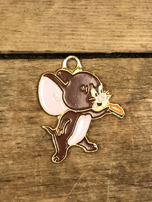Tom And Jerry Jerry Metal Charm トムとジェリー ビンテージ チャーム メタル 70 80年代 Stimpy Vintage Collectible Toys スティンピー ビンテージ コレクタブル トイズ