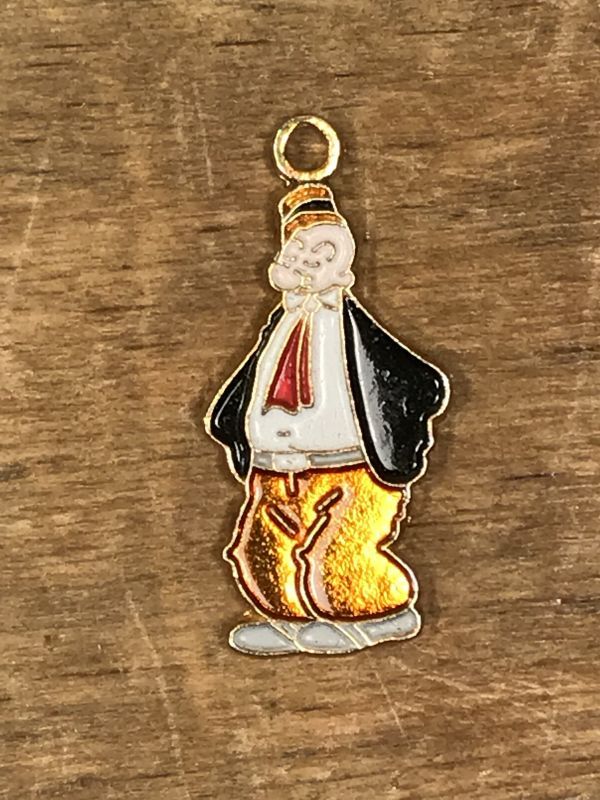 Popeye Wimpy Metal Charm ウィンピー ビンテージ チャーム ポパイ 70 80年代 Stimpy Vintage Collectible Toys スティンピー ビンテージ コレクタブル トイズ