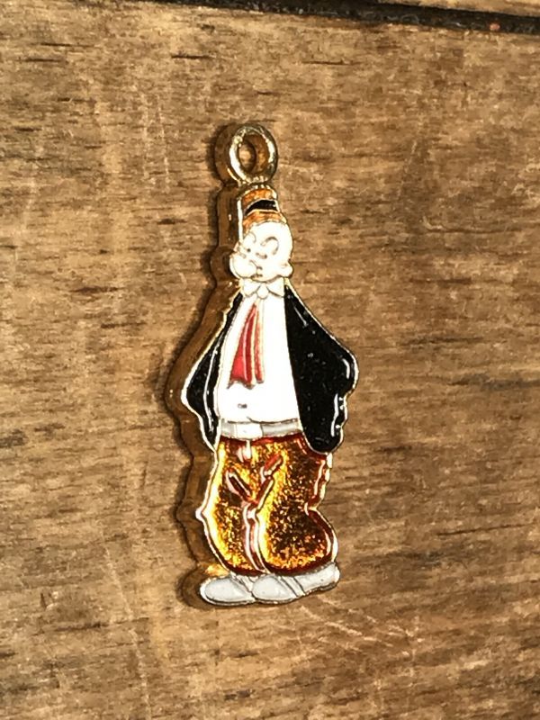 Popeye Wimpy Metal Charm ウィンピー ビンテージ チャーム ポパイ 70 80年代 Stimpy Vintage Collectible Toys スティンピー ビンテージ コレクタブル トイズ