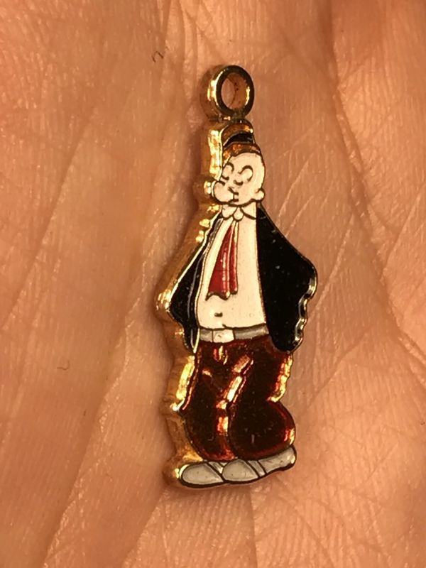 Popeye Wimpy Metal Charm ウィンピー ビンテージ チャーム ポパイ 70 80年代 Stimpy Vintage Collectible Toys スティンピー ビンテージ コレクタブル トイズ