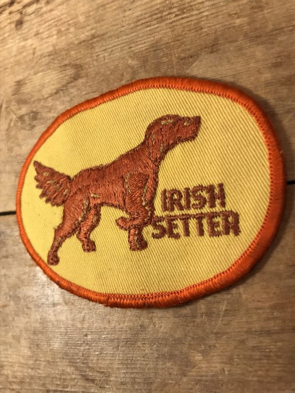 Irish Setter Dog Patch アイリッシュセッター ビンテージ ワッペン ドッグ パッチ 70年代〜 STIMPY(Vintage  Collectible Toys）スティンピー(ビンテージ コレクタブル トイズ）