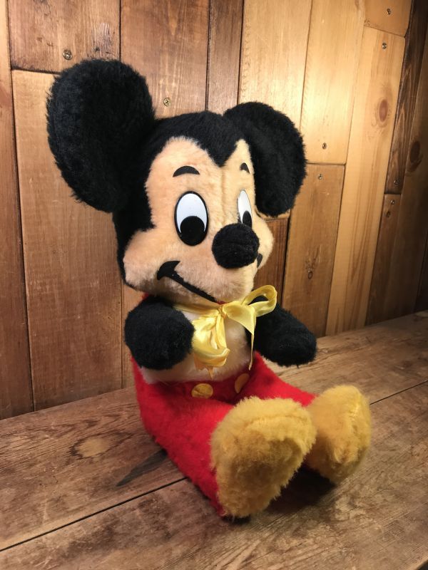Walt Disney Mickey Mouse Plush Doll ミッキーマウス ビンテージ