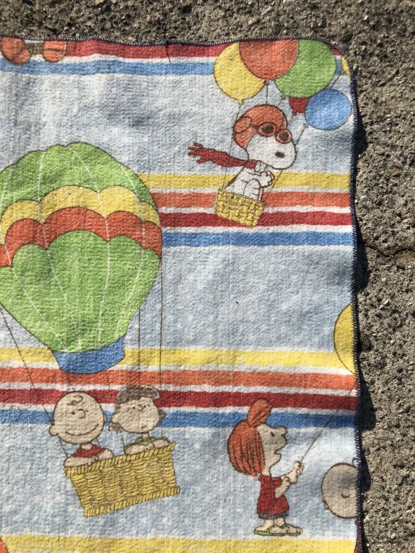 Peanuts Snoopy “Balloon” Blanket スヌーピー ビンテージ