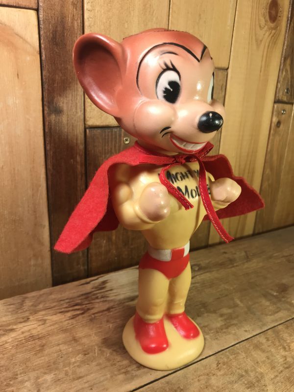 Mighty Mouse Rubber Doll マイティマウス ビンテージ ラバードール