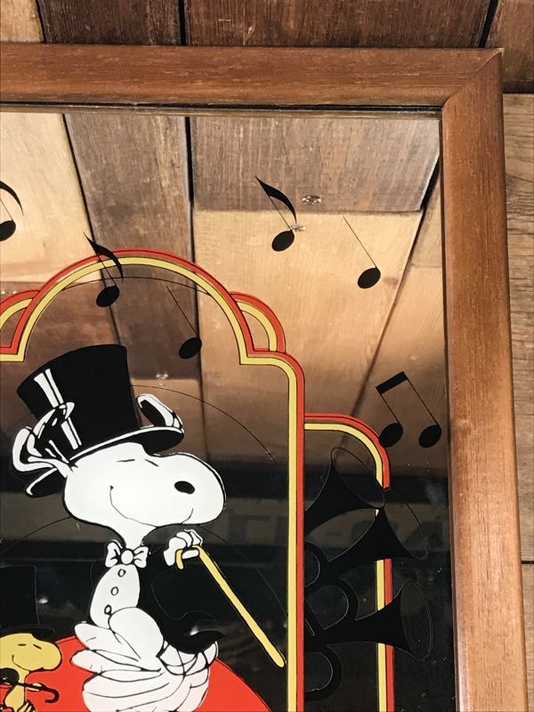 Peanuts Snoopy & Woodstock “Razzle N' Dazzle” Pub Mirror 