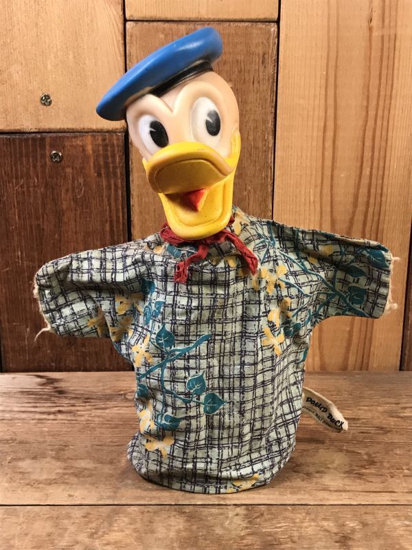 Gund Disney Donald Duck Hand Puppet Doll ドナルドダック ビンテージ