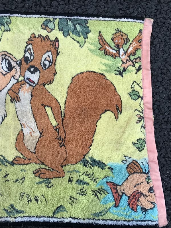 Walt Disney The Sword In The Stone Rug 王様の剣 ビンテージ ラグマット ディズニー 60年代 Stimpy Vintage Collectible Toys スティンピー ビンテージ コレクタブル トイズ