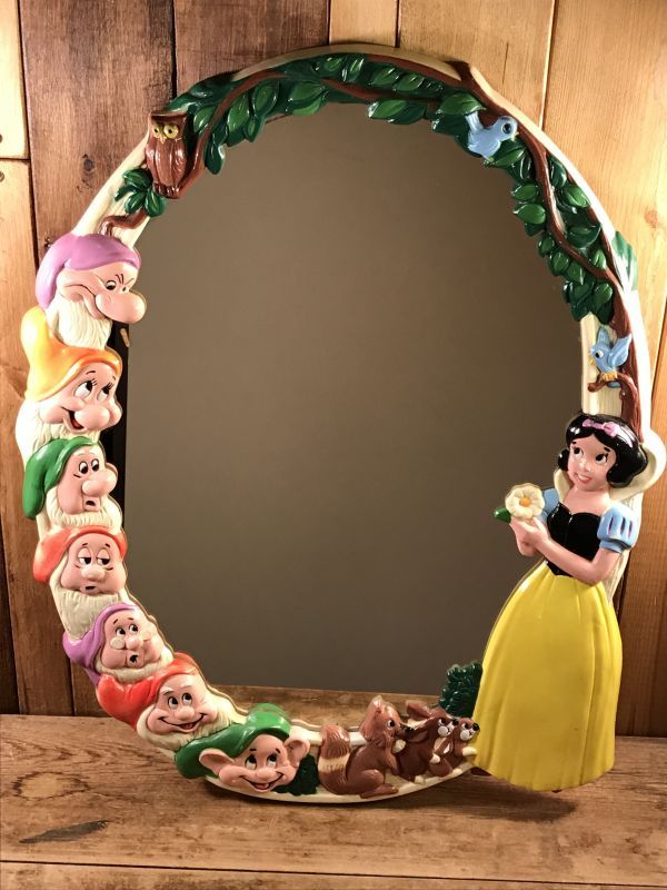 送料無料 いくらから ディズニーヴィンテージミラー（Vintage Disney Mirror） 鏡