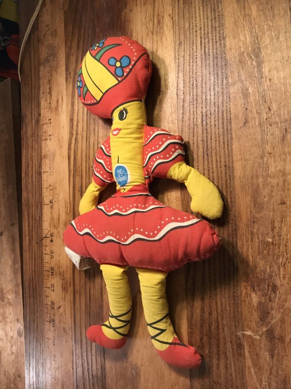 Chiquita Banana Pillow Doll チキータバナナ ビンテージ ピロードール クロスドール アドバタイジング 70年代 Stimpy Vintage Collectible Toys スティンピー ビンテージ コレクタブル トイズ