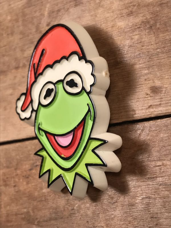 Muppet Show Kermit Plastic Badge カーミット ビンテージ バッジ 