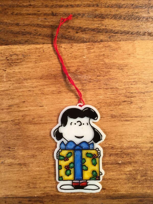 Snoopy Peanuts Lucy Christmas Ornament スヌーピー ピーナッツ ルーシー ビンテージ オーナメント クリスマス 70 80年代 Stimpy Vintage Collectible Toys スティンピー ビンテージ コレクタブル トイズ