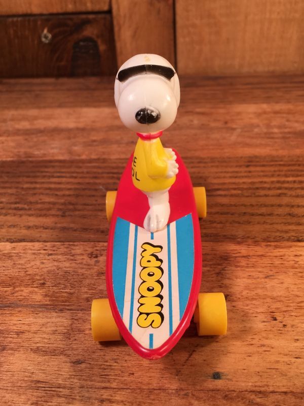 Aviva Snoopy Joe Cool Skateboard Toy スヌーピー ビンテージ スケボー ジョークール アビバ 70 80年代 Stimpy Vintage Collectible Toys スティンピー ビンテージ コレクタブル トイズ