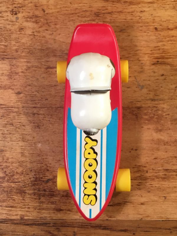 Aviva Snoopy Joe Cool Skateboard Toy スヌーピー ビンテージ スケボー ジョークール アビバ 70 80年代 Stimpy Vintage Collectible Toys スティンピー ビンテージ コレクタブル トイズ