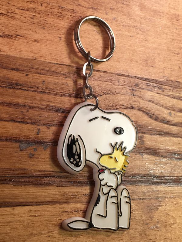 Peanuts Snoopy Aviva Keychain スヌーピー ビンテージ キーホルダー ピーナッツ アビバ 70年代 Stimpy Vintage Collectible Toys スティンピー ビンテージ コレクタブル トイズ