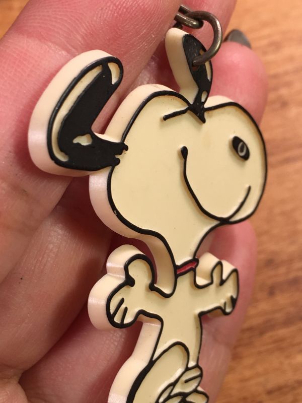 Peanuts Snoopy AVIVA Keychain スヌーピー ビンテージ キーホルダー 