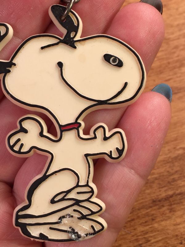 Peanuts Snoopy AVIVA Keychain スヌーピー ビンテージ キーホルダー
