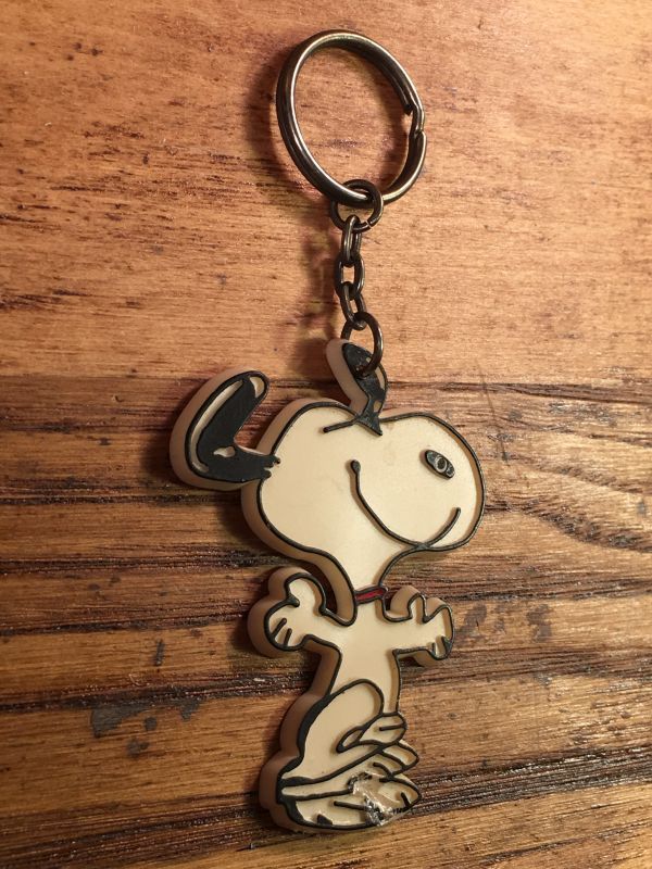 Peanuts Snoopy AVIVA Keychain スヌーピー ビンテージ キーホルダー 