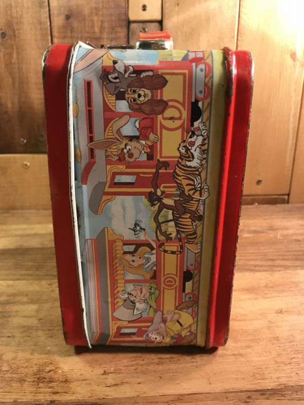 Walt Disney Disney Express Metal Lunch Box ディズニーエキスプレス ビンテージ ランチボックス ミッキーマウス 70年代 Stimpy Vintage Collectible Toys スティンピー ビンテージ コレクタブル トイズ