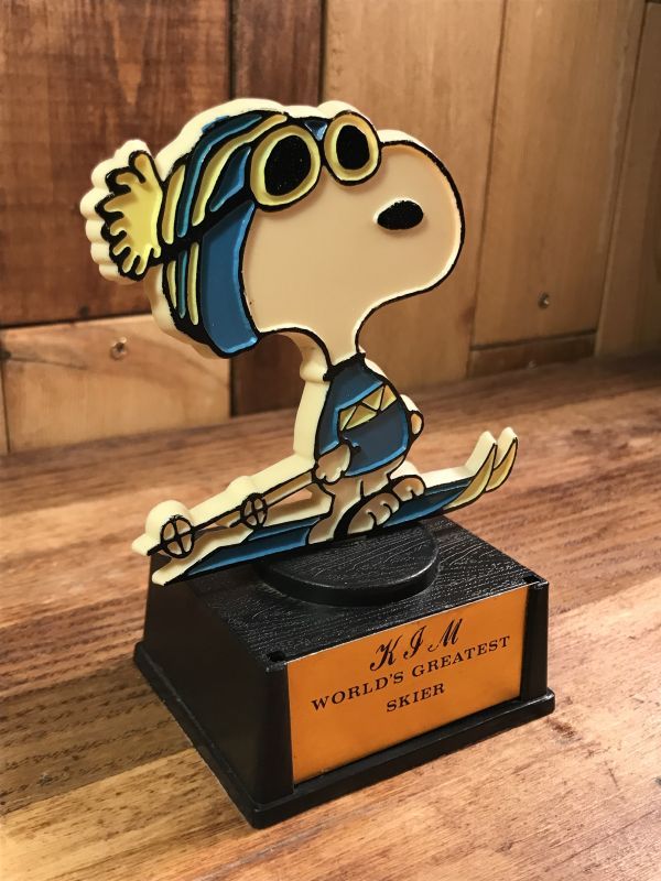 ヴィンテージスヌーピー トロフィーWorld's Greatest Skater 置物