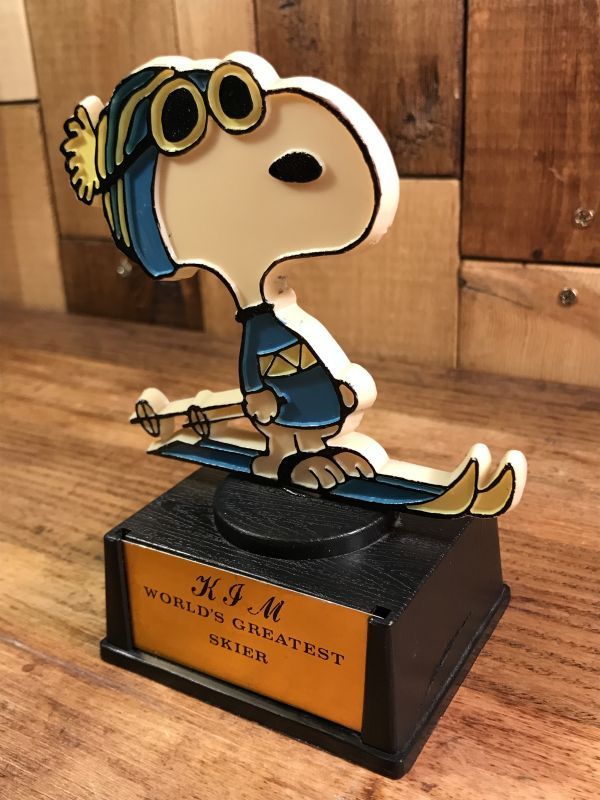 Aviva Snoopy “KIM World's Greatest Skier” Trophy スヌーピー 