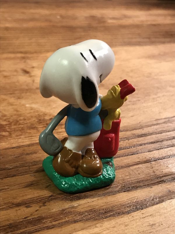 Peanuts Snoopy  Woodstock “Golf” PVC Figure スヌーピー ビンテージ PVCフィギュア ゴルフ 90年代  STIMPY(Vintage Collectible Toys）スティンピー(ビンテージ コレクタブル トイズ）