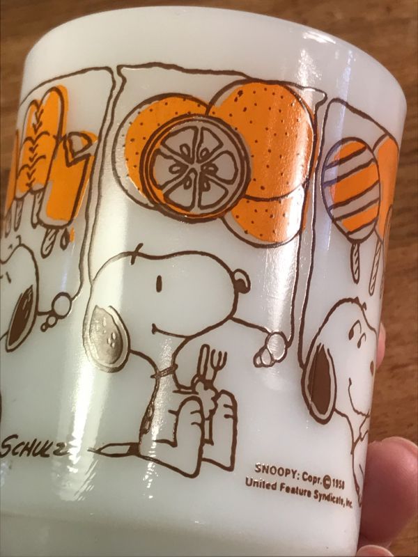 Peanuts Snoopy Sweets Fire King Mug スヌーピー ビンテージ マグカップ ファイヤーキング 60 70年代 Stimpy Vintage Collectible Toys スティンピー ビンテージ コレクタブル トイズ