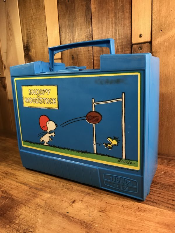 Thermos Peanuts Snoopy & Woodstock Plastic Lunch Box スヌーピー 