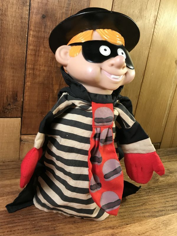 McDonald's Hamburglar Hand Puppet Doll ハンバーグラー ビンテージ