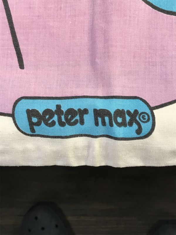 Mohawk Peter Max “Love” Pillow Case ピーターマックス ビンテージ ピローケース ポップアート 70年代 -  STIMPY(Vintage Collectible Toys）スティンピー(ビンテージ コレクタブル トイズ）