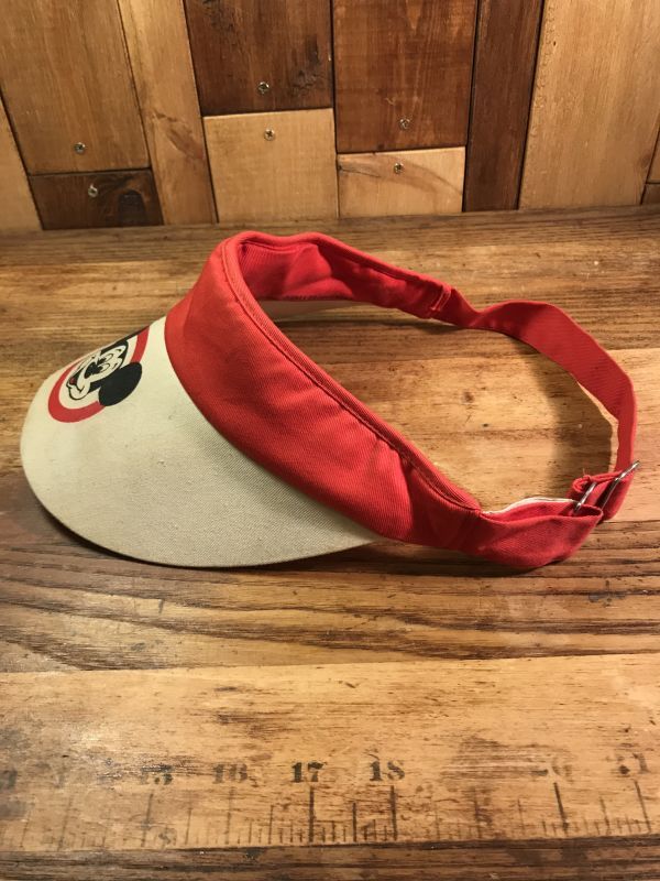 Disney Mickey Mouse Cotton Sun Visor ミッキーマウス ビンテージ サンバイザー ディズニー 70年代 Stimpy Vintage Collectible Toys スティンピー ビンテージ コレクタブル トイズ