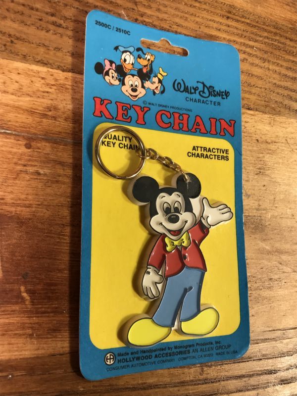 Disney Character “Mickey Mouse” Keychain ミッキーマウス ビンテージ