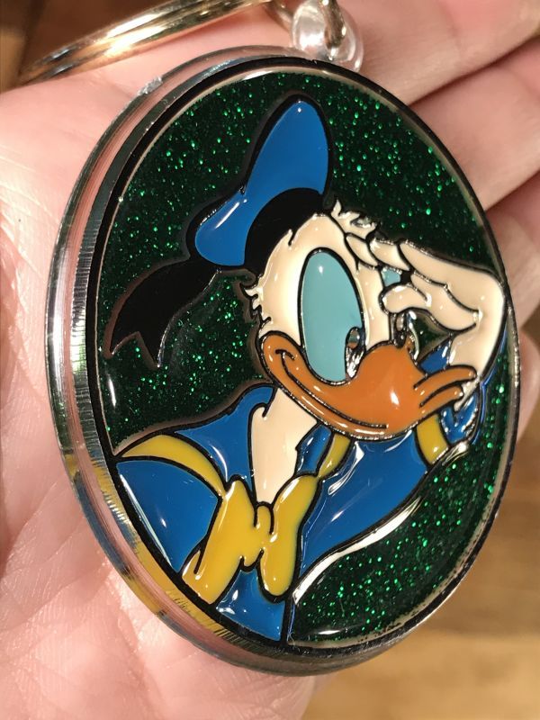 Disney Donald Duck “Glitter” Plastic Keychain ドナルドダック