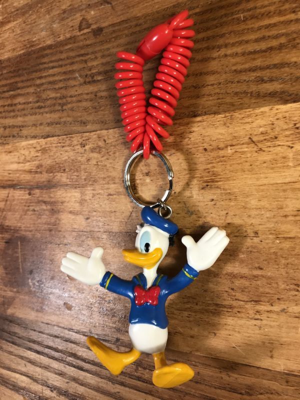 Disney Donald Duck Bendable Pvc Figure Keychain ドナルドダック ビンテージ キーホルダー ディズニー ベンダブルフィギュア 90年代 Stimpy Vintage Collectible Toys スティンピー ビンテージ コレクタブル トイズ