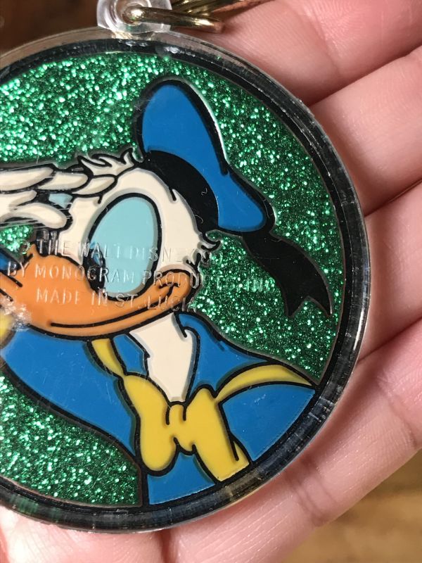Disney Donald Duck “Glitter” Plastic Keychain ドナルドダック