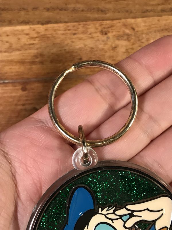 Disney Donald Duck “Glitter” Plastic Keychain ドナルドダック
