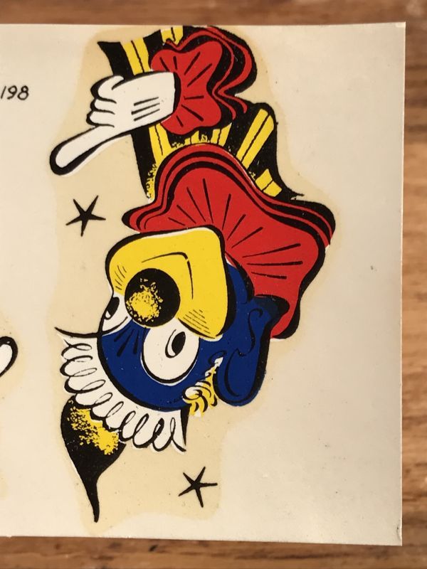 Impko “Clown” Water Slide Decal ピエロ ビンテージ 水張り