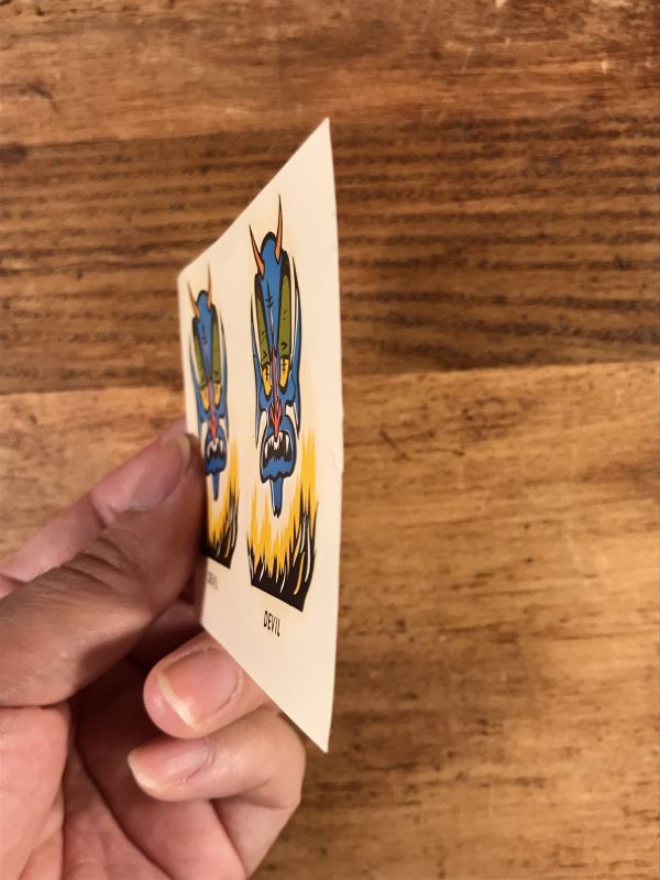 Impko “Devil” Water Slide Decal デビル ビンテージ 水張り