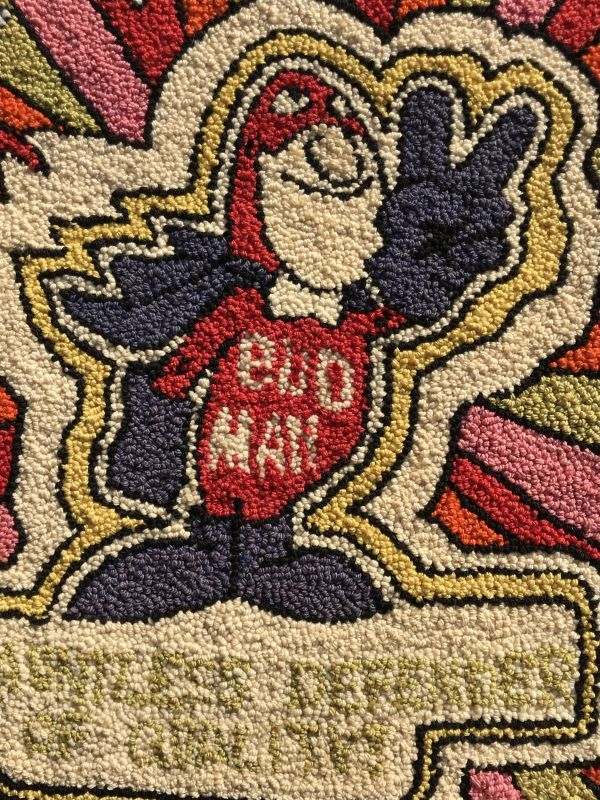 Bud Man “Dauntless Defender Of Quality!” Rug バドマン